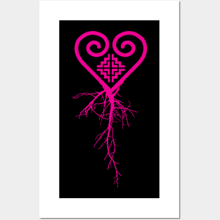 Hmoob Roots - MAGENTA Posters and Art